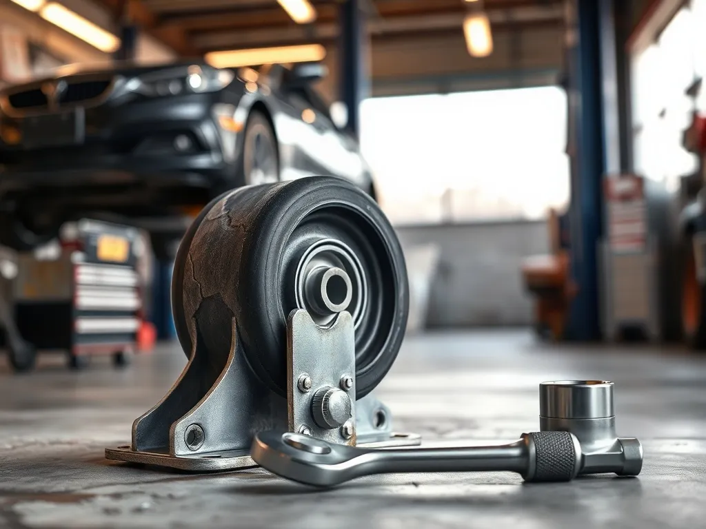 Uszkodzona poduszka skrzyni biegów: objawy i koszt wymiany