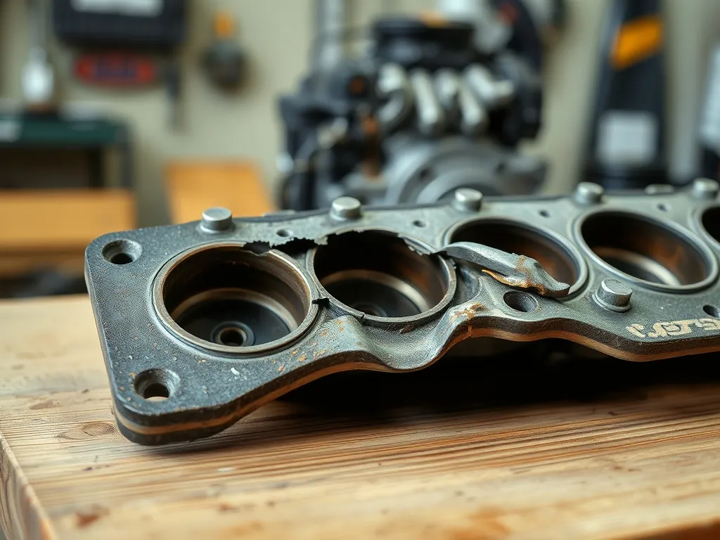 Jak wygląda uszkodzona uszczelka pod głowicą?