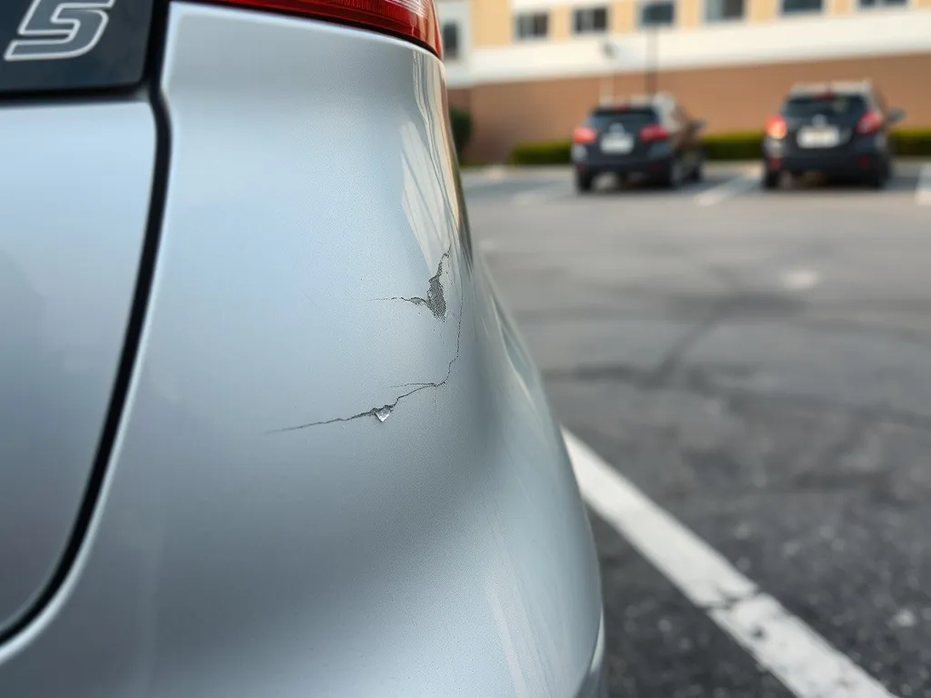 Zarysowanie auta na parkingu i odjechania: co zrobić?