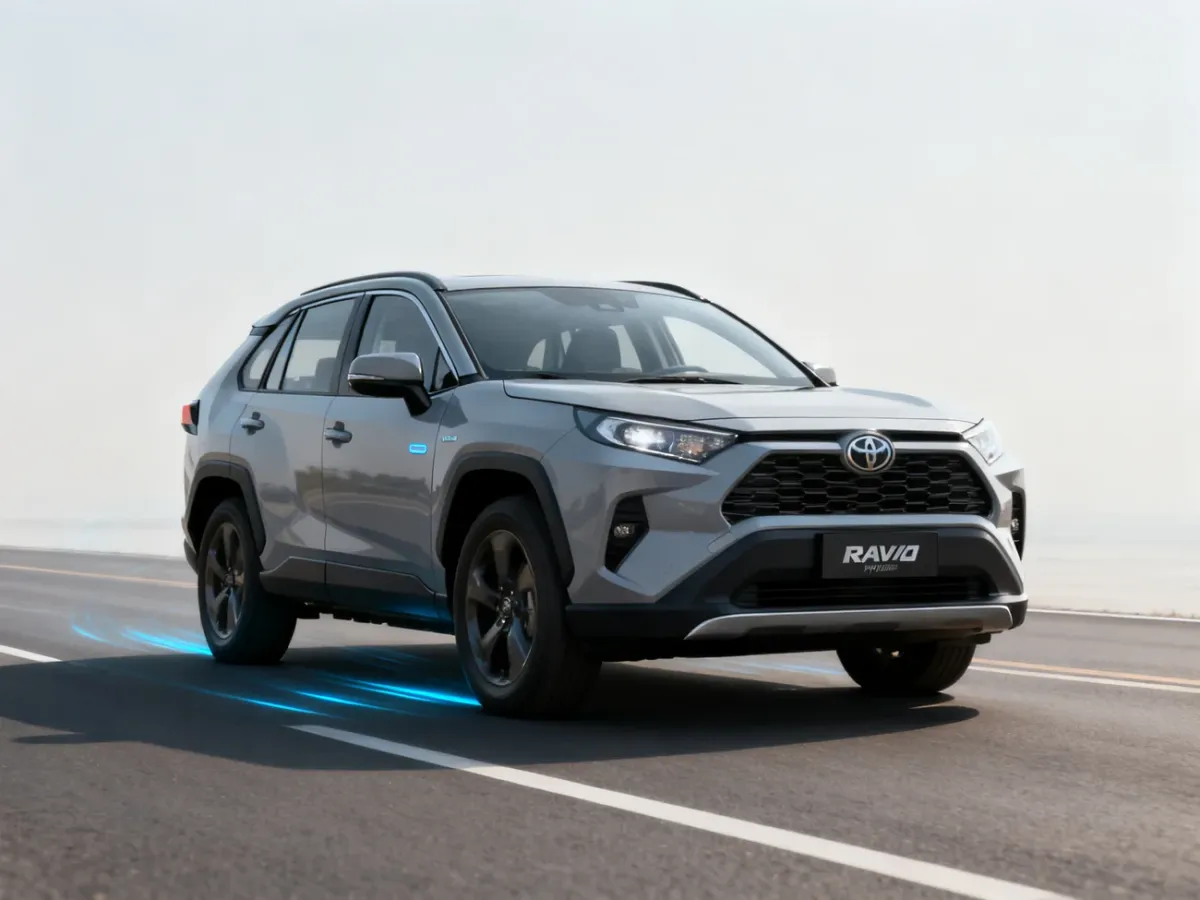 Toyota RAV4 szóstej generacji w ujęciu z przodu