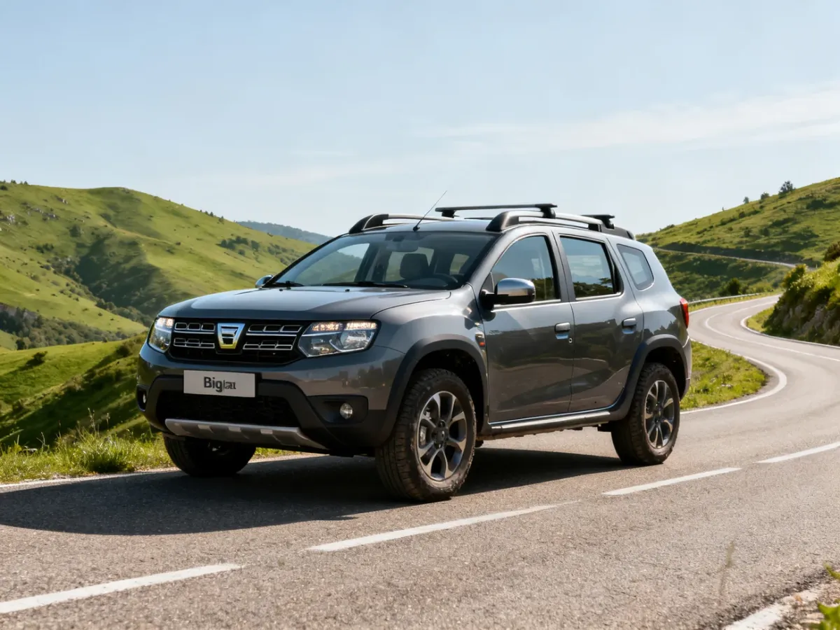 Dacia Bigster SUV na malowniczej drodze