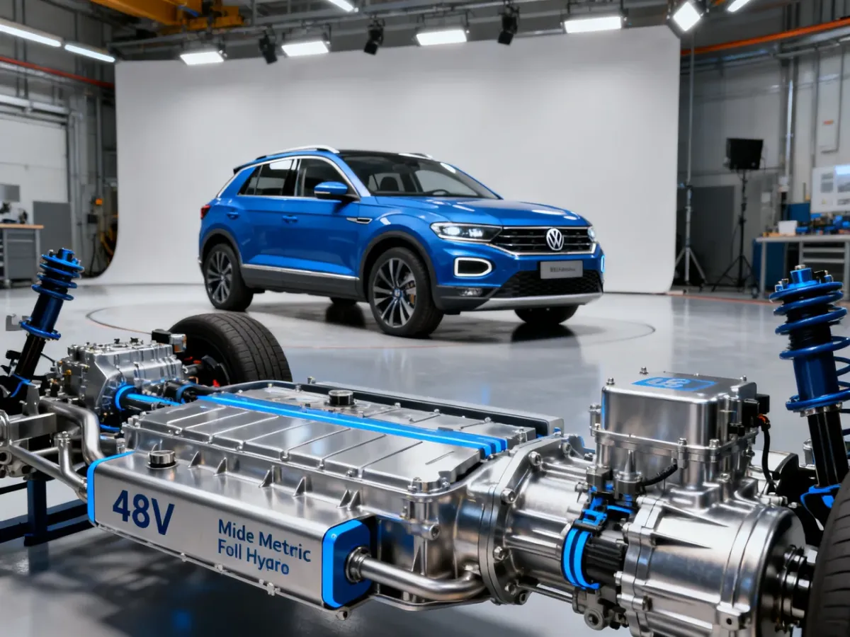 Volkswagen T-Roc z zelektryfikowanym układem napędowym